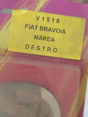 Fiat right glued mirror glass new for Bravo Brava Marea