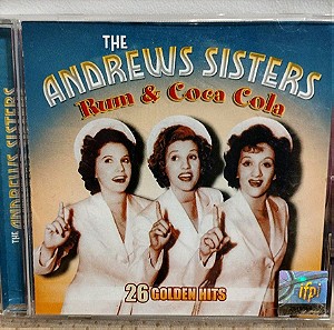 THE ANDREWS SISTERS RUM & COCA COLA 26 GOLDEN HITS CD JAZZ