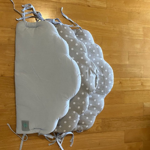 Crib bumper used, 40 cm length, baby bed