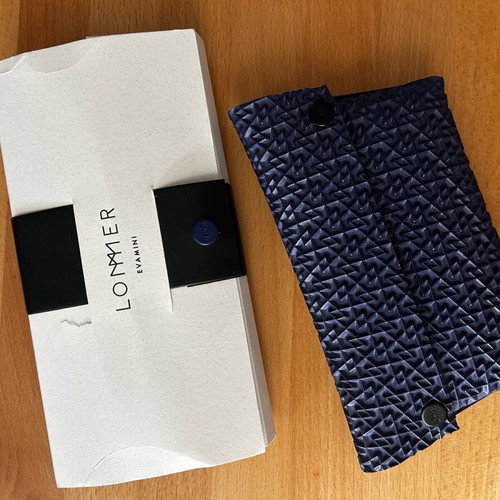 Lommer EvaMini handbag new, purple, waterproof with 3D texture