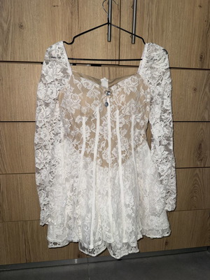 Birthday white dress absolutely new, size S
