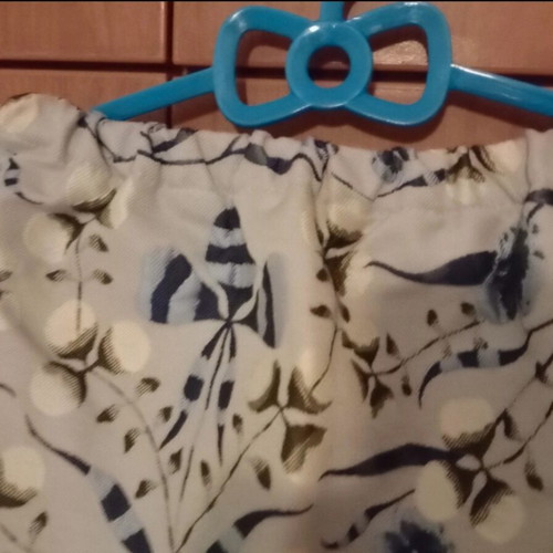 H&M skirt for girl, 2-3 years, white and blue