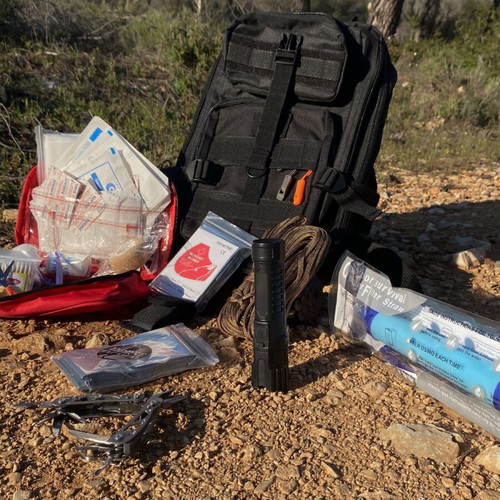 Emegencry Backpack Pro Kit Καινούργιο, πλήρες σακίδιο επιβίωσης 30L