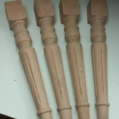 Wooden legs for various wood constructions, pack of 4
