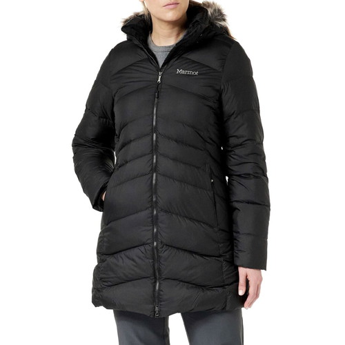 Marmot Montreal 700Down women's winter puffer jacket used, black, size M