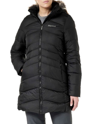 Marmot Montreal 700Down women's winter puffer jacket used, black, size M