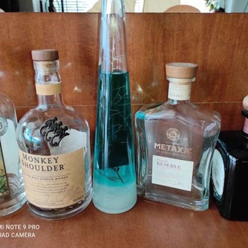 Beautiful used bottles