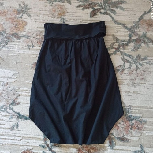 Sisley cotton skirt black medium like new, salvari style