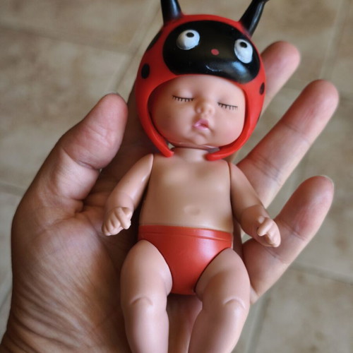 Baby Ladybug doll like new, 15 cm tall