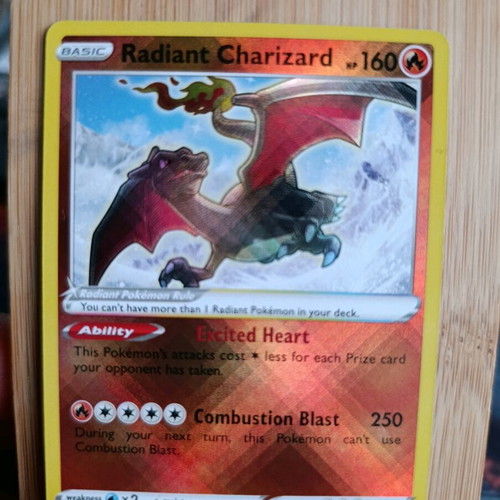 Pokemon Radiant Charizard Crown Zenith new