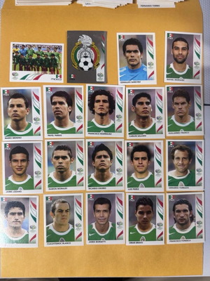Panini World Cup 2006 Mexico sticker set