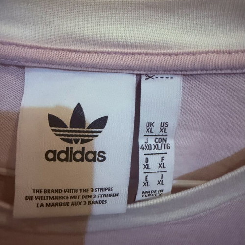 Adidas Originals pink T-shirt XL