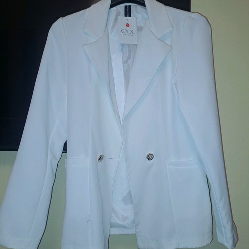 Women's suit set new, white, size S