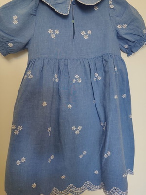 Blue dress for 5-year-old girl