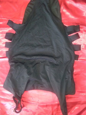 One-piece swimsuit used, size L, black