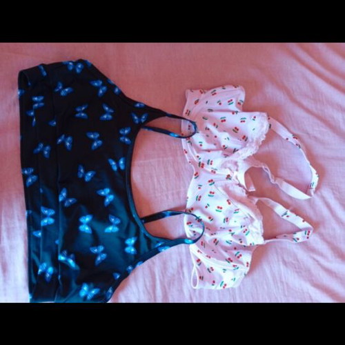 Lingerie set new, white, XXL