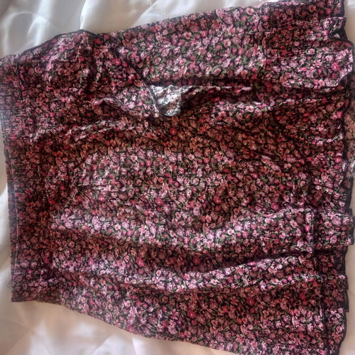 Two short summer skirts like new, floral design, size M