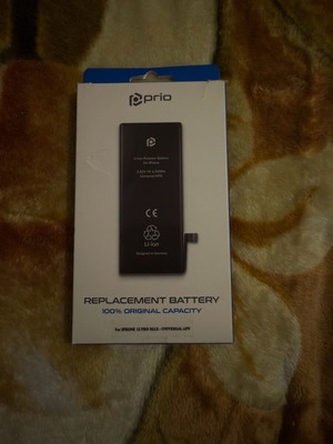 iPhone 12 Pro Max battery new, Prio