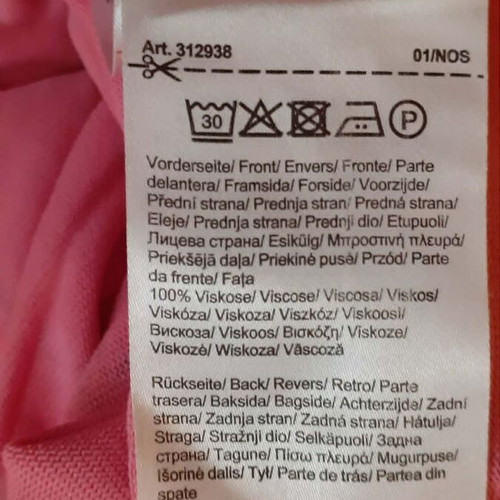 Pink women's blouse CECIL Medium with swallow print like new