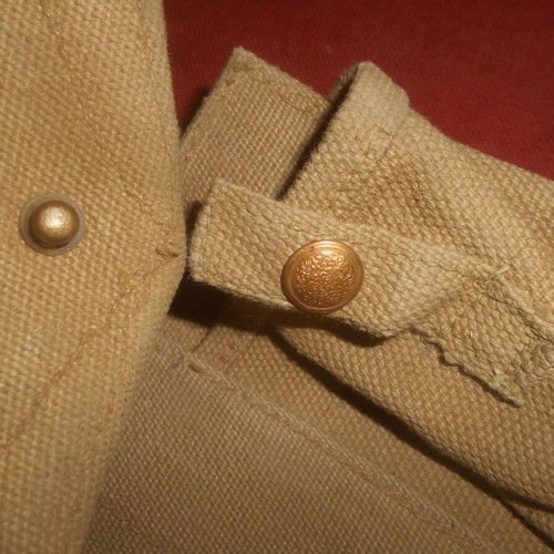British Army WWII 1940 P37 Canvas Ammunition Pouch used