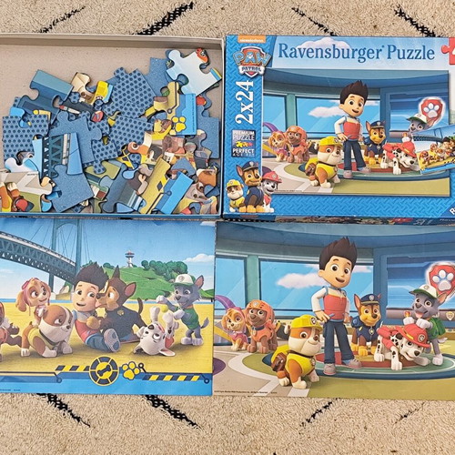 Ravensburger Puzzle PAW Patrol used, 2x24 pieces children's puzzle