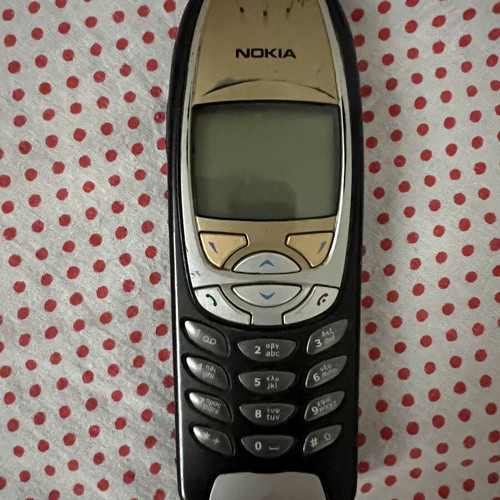 Nokia 6310i used with charger, gold color