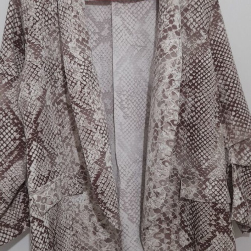 Actius Capri Pants and Jacket Set with Snake Pattern, New