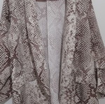 Actius Capri Pants and Jacket Set with Snake Pattern, New