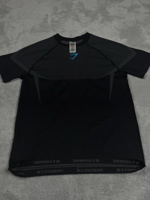 Gymshark Onyx v5 blue sports shirt new, size M