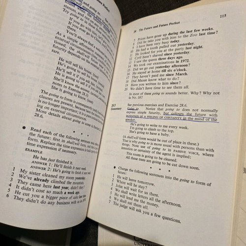 English Exam Books used, pack of 4