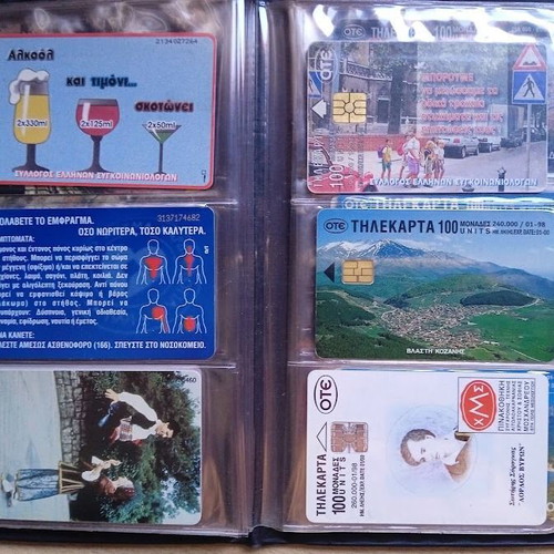 Phone cards set of 36, 1997-1998 period, album 4
