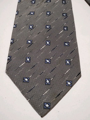 Passenger men's tie 100% silk gray like new