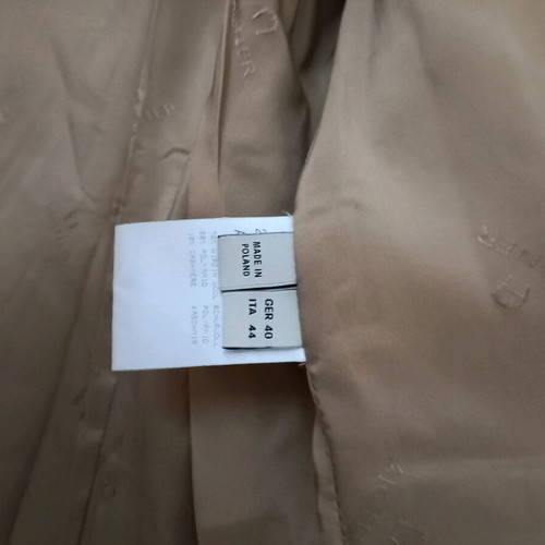Aigner long wool coat like new, beige brown