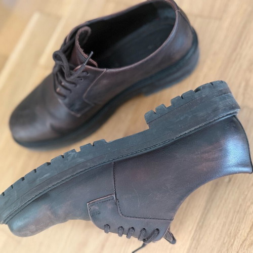 Massimo Dutti brown shoes like new, size 41, derby style