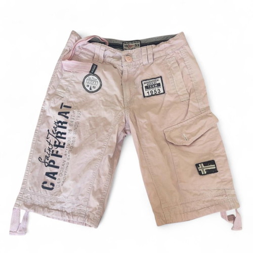 Geographical Norway Monte Carlo cargo shorts, men's size M, pink cotton