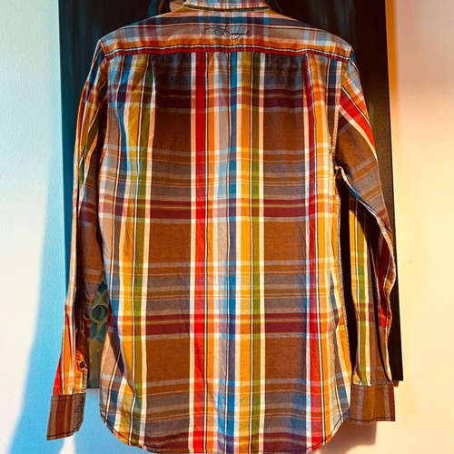Desigual men's checked shirt, size M, multicolored