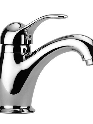 Ottone Meloda Jar sink faucet new, brushed chrome finish