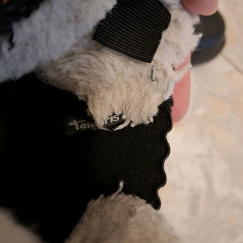 Tamaris ankle boots size 37 used, black and white