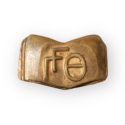 Vintage pin «ΓΓΘ» used