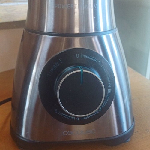 Cecotec Power Black Titanium 1300 Perfectmix Blender with Glass Jar 1.8 lt 1300W like new