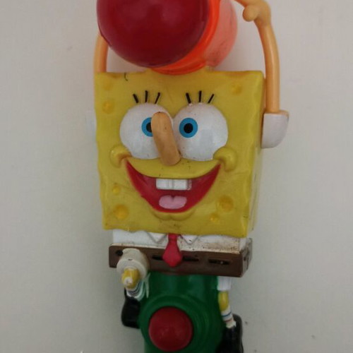 Viacom 2004 SpongeBob SquarePants figure used with fan
