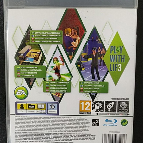 The Sims 3 PlayStation 3 game like new
