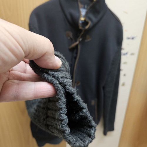 Dors men's cardigan knit used, size 3XL, blue and brown