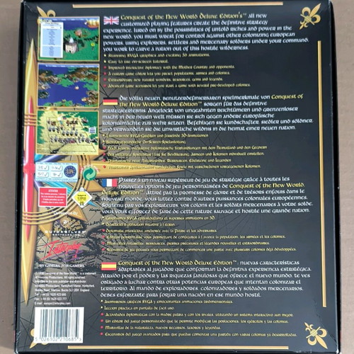 Conquest Of The New World Deluxe Edition PC CD-ROM like new