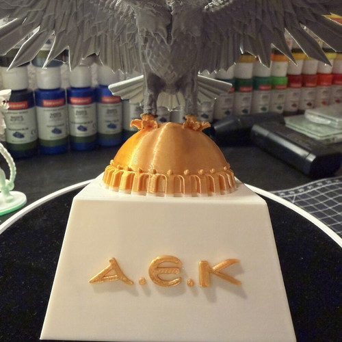 AEK double-headed eagle 3D printed decoration 13x20