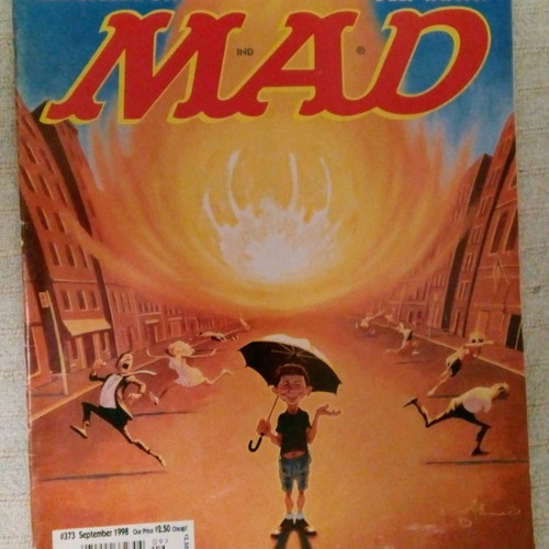 American satirical Mad magazines used, pack of 3