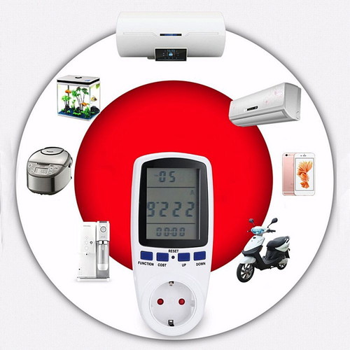 Digital voltmeter, wattmeter and electric meter new, professional