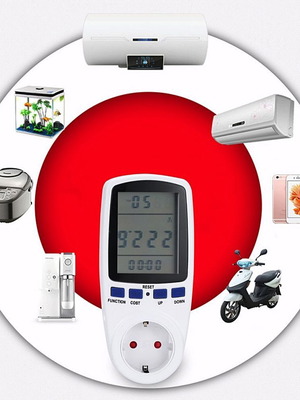Digital voltmeter, wattmeter and electric meter new, professional