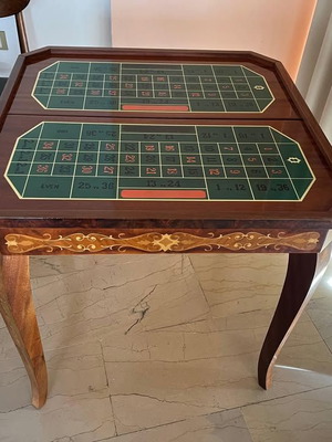 Notturno Intarsio Sorrento Italian multifunctional game table like new