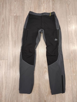 Salewa mountaineering hiking pants size M, like new, black-gray